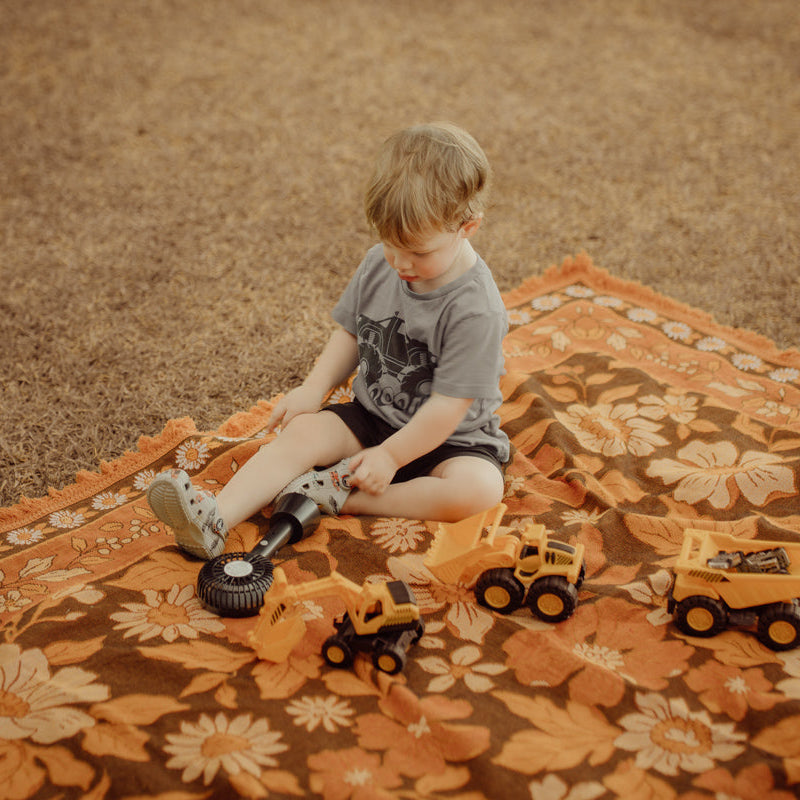 Crispwood Woven Picnic Rug - Bilby Threads