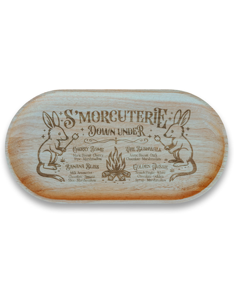 Australian Acacia S’morecuterie Serving Tray - Bilby Threads