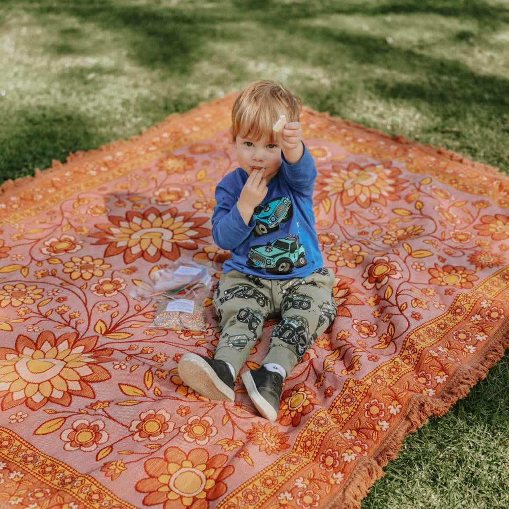 Bloom Woven Picnic Rug