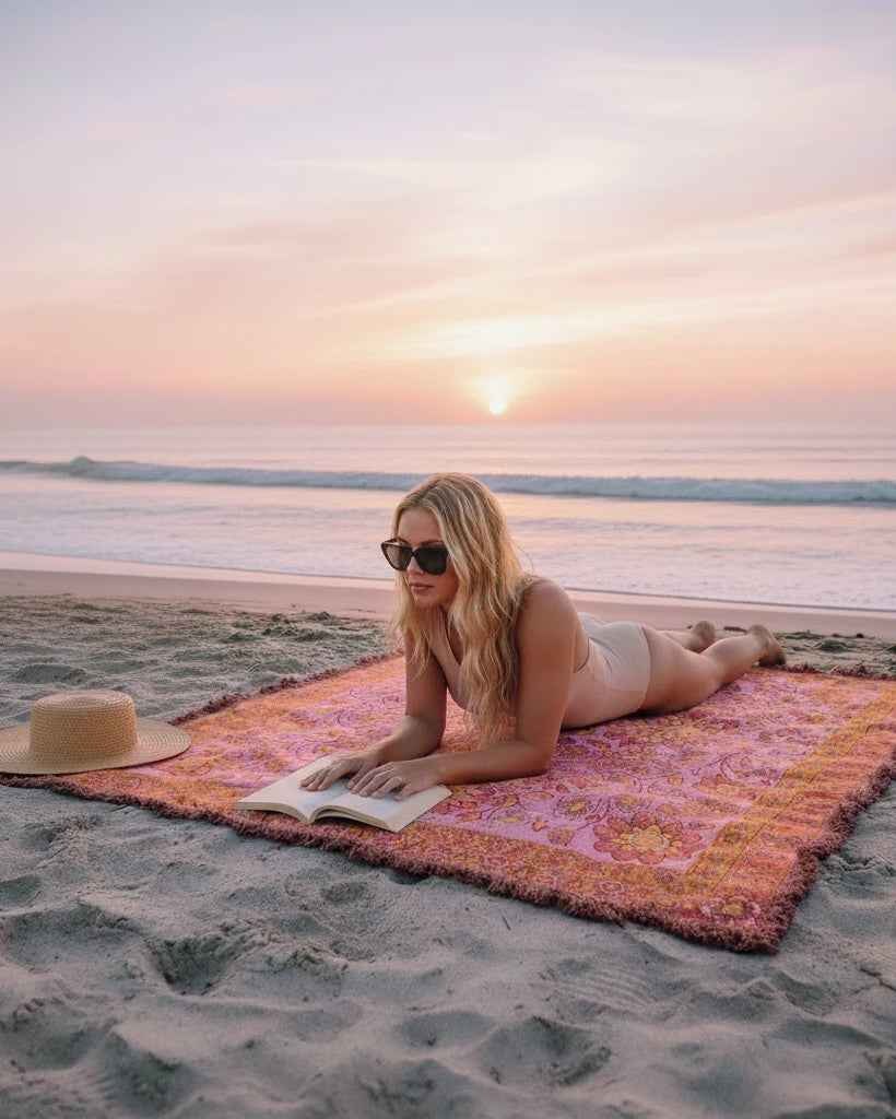 Bloom Woven Picnic Rug