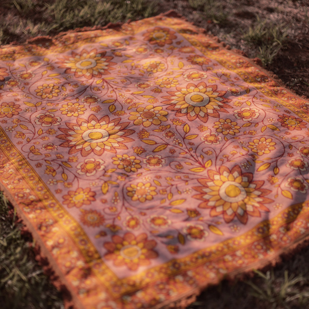 Bloom Woven Picnic Rug - Bilby Threads