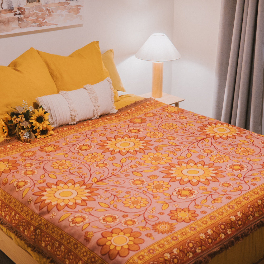 Bloom Woven Picnic Rug - Bilby Threads