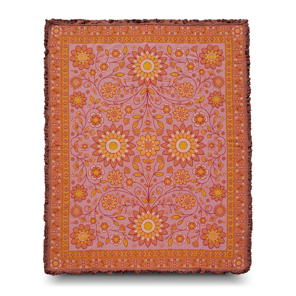 Bloom Woven Picnic Rug - Bilby Threads