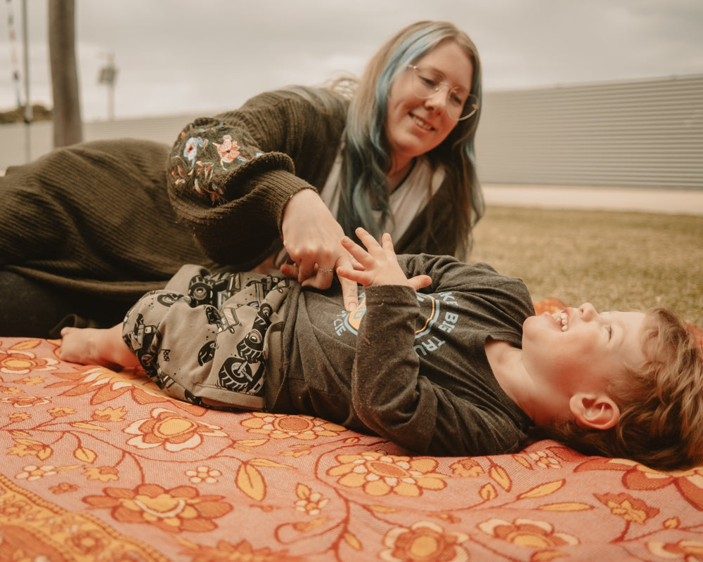 Bloom Woven Picnic Rug
