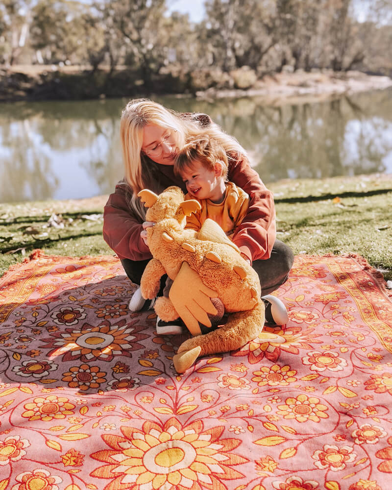 Bloom Woven Picnic Rug