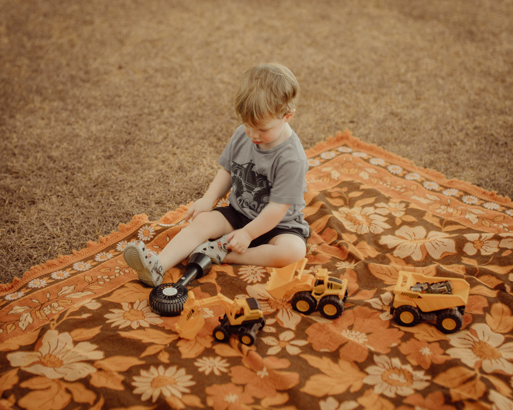 Crispwood Woven Picnic Rug - Bilby Threads