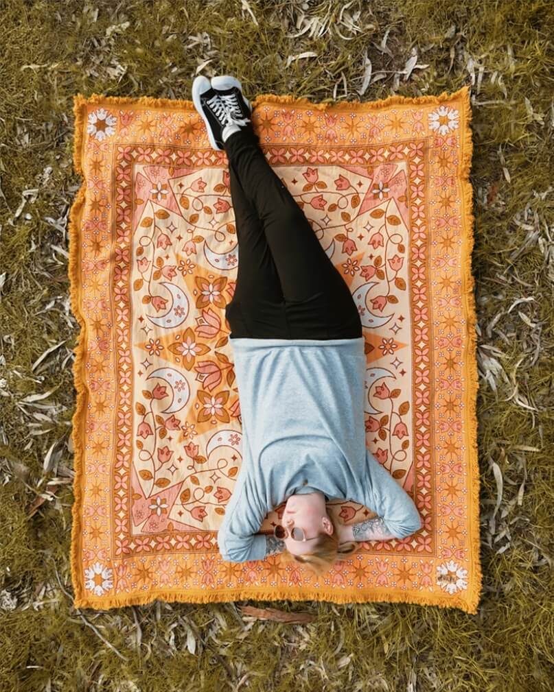 Luna Woven Picnic Rug