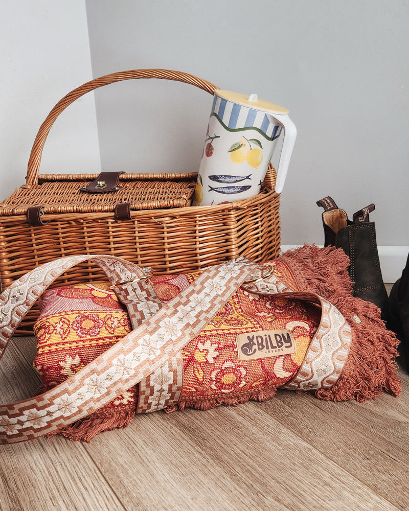 Bloom Picnic Blanket With Strap Gift Bundle - Bilby Threads
