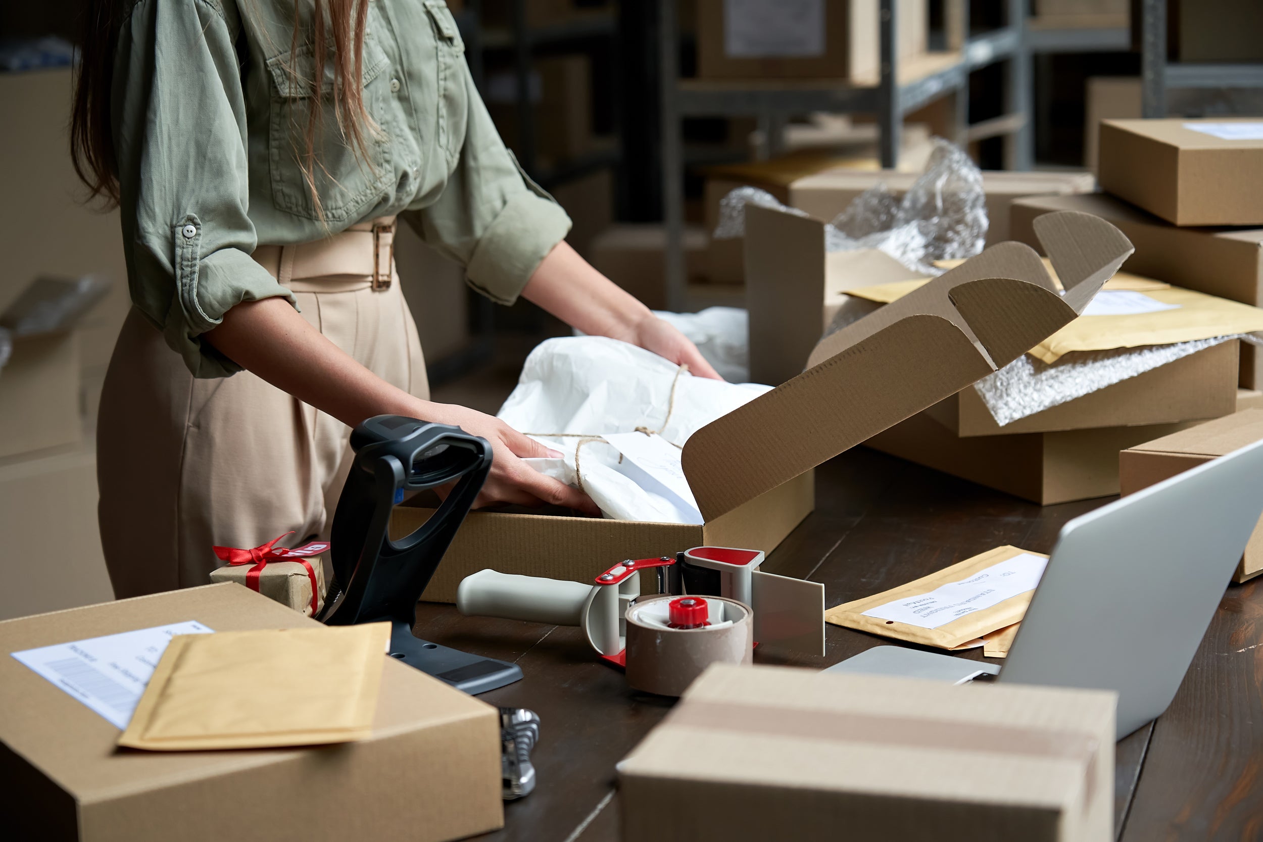 Photo of sustainable Bilby Threads packaging