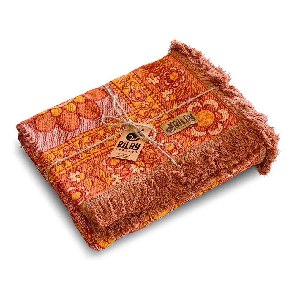 Bloom Woven Picnic Rug