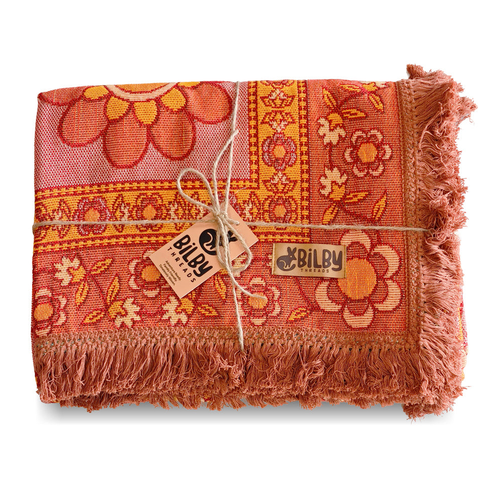 Bloom Woven Picnic Rug