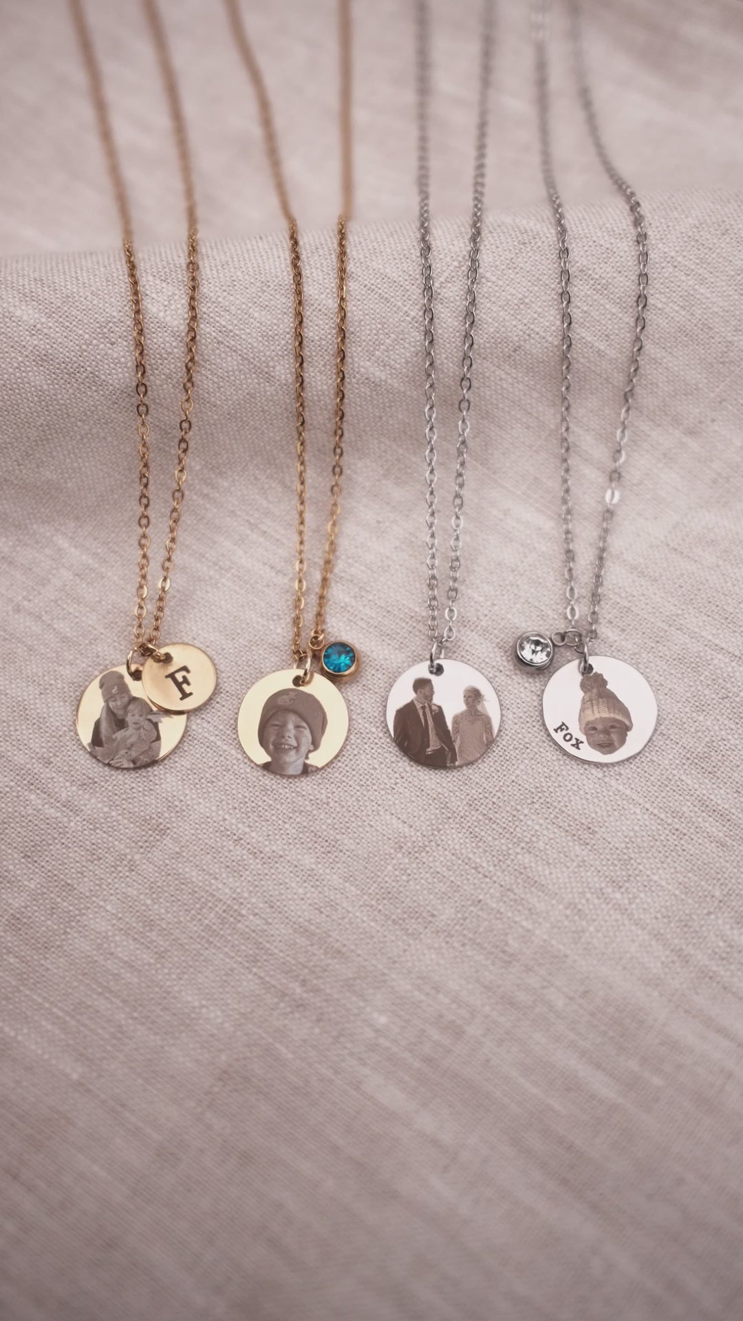 Load video: Personalised Photo Necklace